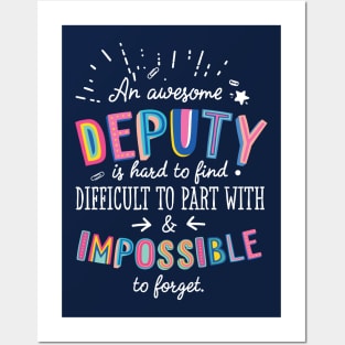 An awesome Deputy Gift Idea - Impossible to Forget Quote Posters and Art